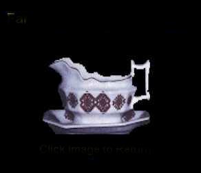 Fancy Gravy Boat and Tray