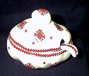 Potato Sour Cream with spoon and lid 