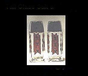 Tall Glass Salt and Pepper