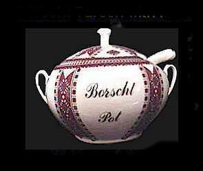 Borscht Tureen with Ladle