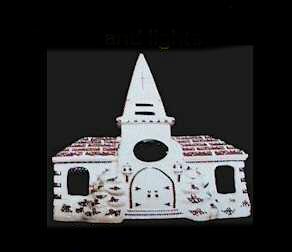 Church with music box and lights