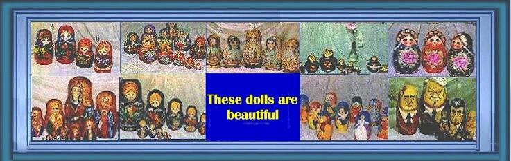 matreshka dolls framed
